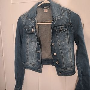 Mossimo XS Denim Crop Jacket